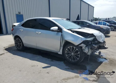 2016 Toyota Corolla L z USA, uszkodzony, nr VIN 2T1BURHE4GC602126